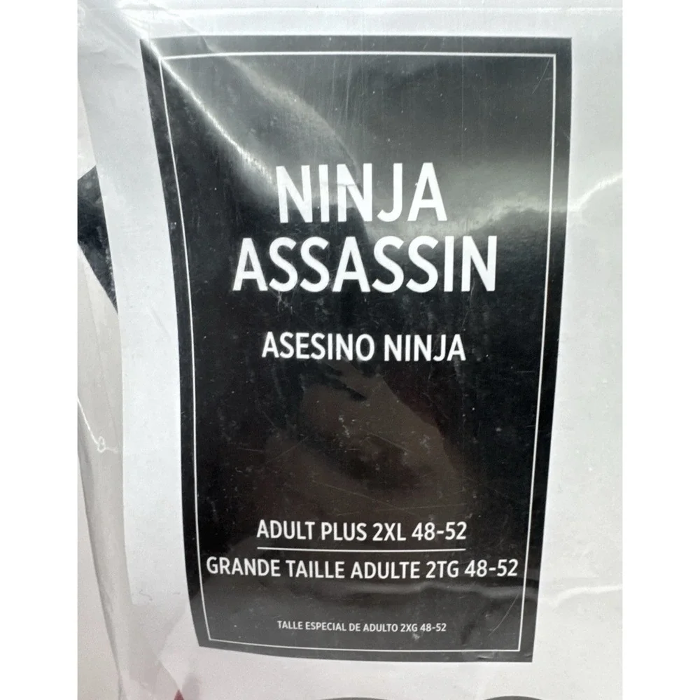 Ninja Assassin‎ Warrior Man Suit Yourself Fancy Dress Up Halloween Adult Costume - Picture 4 of 6
